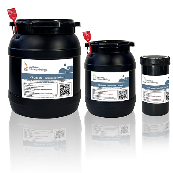 バルクCBLアイソレート-ボタニカルはキロ単位で卸売りされています。 CBL Isolate - Botanical for sale in bulk kilo packaging is available at wholesale pricing. The white CBL Isolate powder is botanically refined for a non-synthetic CBL raw ingredient ideal for formulating at commmercial scale.