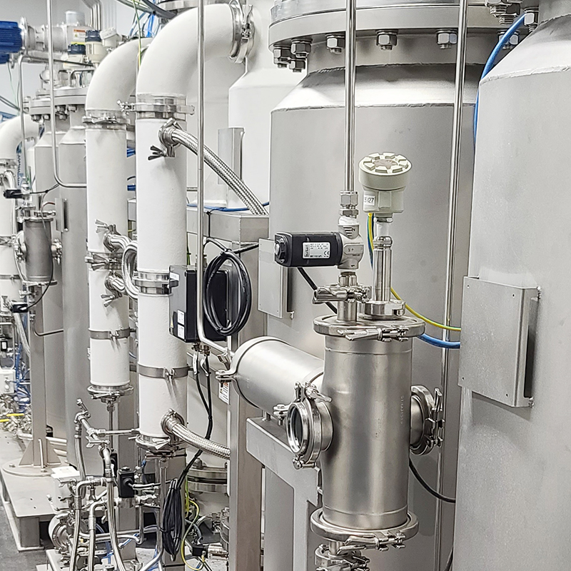 Industrial scale chromatography equipment is used to refine CBD, CBG, CBT, CBL, CBN and other cannabinoids in the 50,000 sq. ft facility at Red Mesa Science & Refining