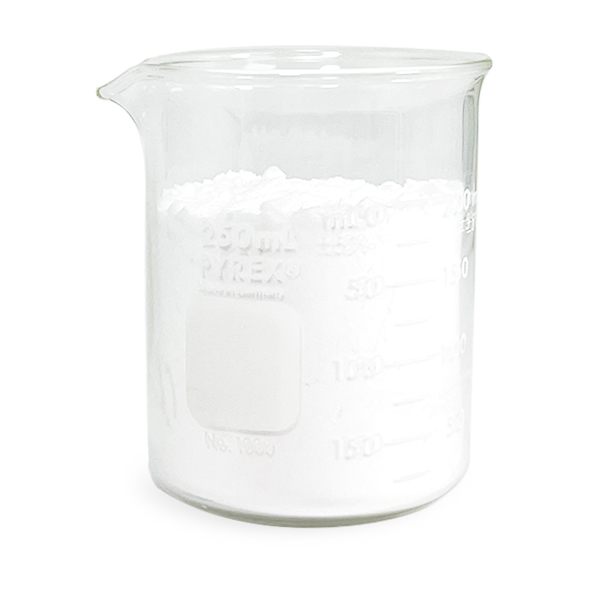 Hemp-derived, high potency CBG Isolate is 98% pure cannabigerol and 0.01% THC making it federally legal and compliant under the 2018 Farm Bill. Image demonstrates the fine white CBG crystalline powder used for producing CBG products such as tinctures, gummies, topicals, cosmetics, skincare, soft gels and more.