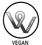 CBD, CBG, CBN, CBL, CBT Isolates and Distillates are Vegan. The badge shown represents the commitment to products being Vegan.