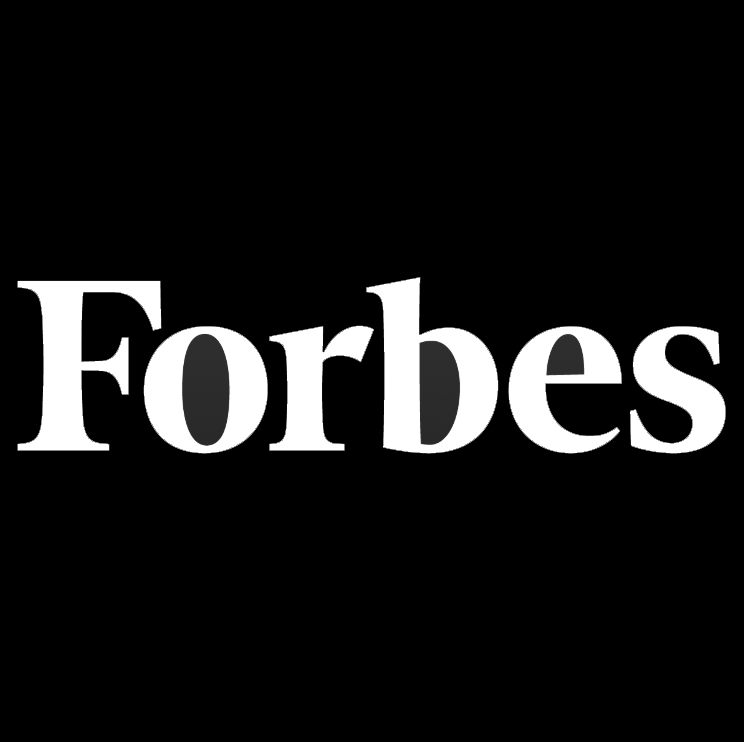 Forbes logo badge highlighting Red Mesa Science & Refining's feature for pioneering hemp-derived cannabinoid refining methods.