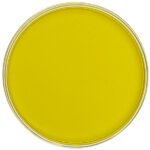 Cannabichromine or CBC Isolate is a thick oil that resists crystallization. Image shows CBC Isolate is a golden yellow thick oil that is is 95%+ in CBC purity.