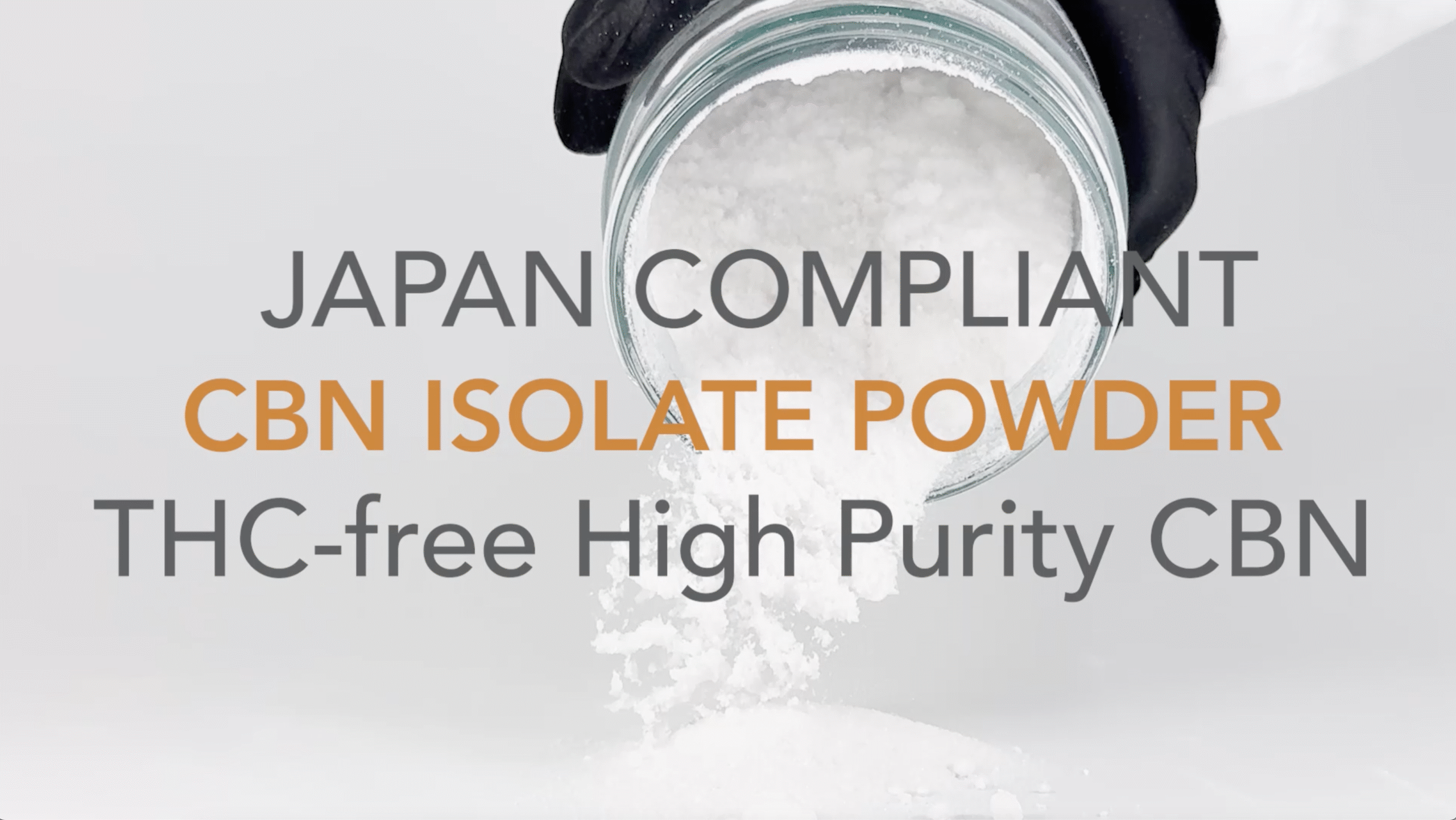isa　CBNディストレート10g Japan-Compliant CBN Isolate Powder with ISO 17025 COAs