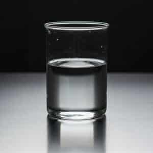 Liposoll water-soluble CBD powder dissolving from white powder into clear liquid